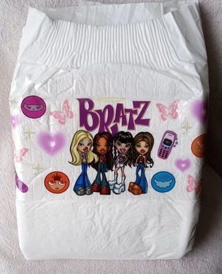  Mega pañal desechable ABDL para adultos - BRATZ - LEER DESCRIPCIÓN COMPLETA Foto 1 de 2