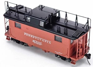 Bowser #43359 HO Scale N-5 Caboose PRR Pennsylvania W/Trainphone #477017 NIB - Picture 1 of 4