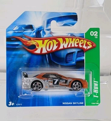 Tarjeta corta Hot Wheels 2007 Treasure T-Hunt #2 Nissan Skyline Malasia  Foto 1 de 4