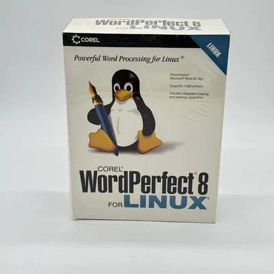 VINTAGE Corel WordPerfect 8 for Linux, NEW - Image 1 of 4