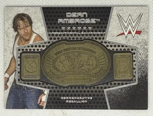 2017 Topps WWE Dean Ambrose Commemorative Championship Card Intercont. /199 - Picture 1 of 2