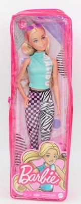 Barbie Fashionistas Doll #158 with Blonde Hair with Malibu Dress and Leggings