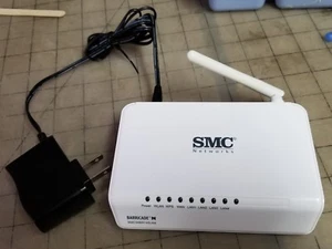 SMC Barricade 150 Mbps 4-Port 10/100 Wireless N Router SMCWBR14S-N4 - Picture 1 of 3