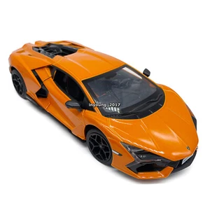1:24 Lamborghini Revuelto Modelo Coche Diecast Coches de Juguete 2 Puertas Capó Abierto Naranja - Imagen 1 de 12