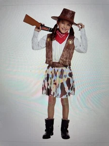 Henbrandt LTD Childs Cowgirl Western Rodeo Rider Child Costume Small 4-6 yrs - Picture 1 of 5