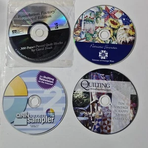 Lot of 4 Quilting CD's McCall's Quilting Patriotic Favorites Sampler Carol Doak - Picture 1 of 5