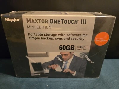 Seagate OneTouch III Mini Edition 60GB External 5400RPM NEW, Sealed - Image 1 of 4