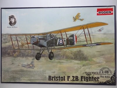 RODEN KIT SCALA 1/48 COD. 425  BRISTOL F.2B FIGHTER WWI - COMPLETO / INTEGRO - Immagine 1 di 4