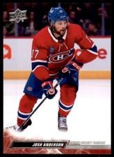 2022-23 UD Series 2 Base French #349 Josh Anderson - Montreal Canadiens