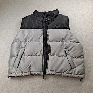 Eddie Bauer EBTEK Down Vest Men 2XL Gray Quilted Puffer Jacket Heritage Outdoor - Picture 1 of 9