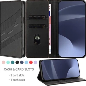 For Samsung Galaxy A36 A35 A34 A33 A32 5G 4G Magnetic Flip Wallet ID Phone Case - Picture 1 of 74