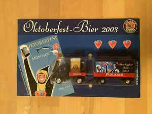 Paulaner Oktoberfest-Bier 2003, Unimog + Anhänger, Werbetruck Neu OVP - Bild 1 von 1