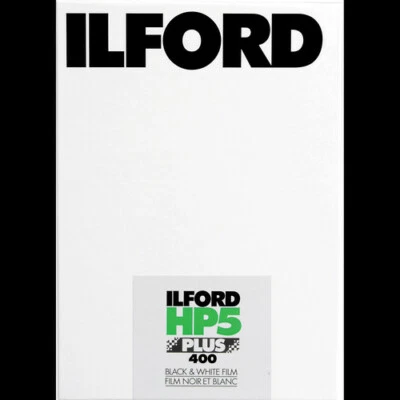 Ilford HP5 400 Plus B&W Negative Print Film 4 x 5, 25 Sheets   - Image 1 of 2