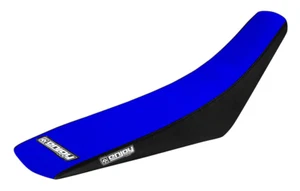 2010-2013 YAMAHA YZF 450 Seat Cover Gripper Enjoy Mfg BLACK SIDES / BLUE TOP #87 - Picture 1 of 3