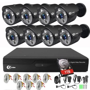 XVIM 1080P Security Camera System Wired Surveillance DVR CCTV System IR Night - Picture 1 of 11