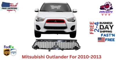 Mitsubishi Outlander New Front Upper Grille For 2010-2013 Plastic MI1200263 Foto 1 de 4