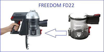 Serbatoio per Aspirapolvere HOOVER Freedom FD22 Ricambi Contenitore Polvere - Imagen 1 de 3