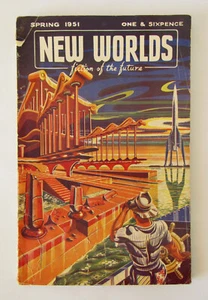New Worlds ~ Spring 1951 ~ UK ~ Beynon (Wydham) and Christopher stories - Picture 1 of 4