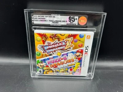 Puzzle & Dragons + Super Mario Bros Edition 3DS VGA 95+ FACTORY SEALED MINT WATA - Image 1 of 4