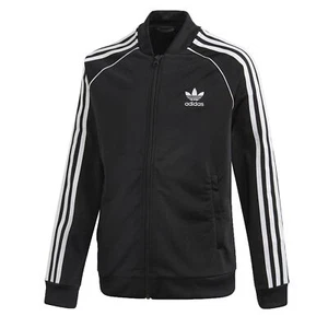 Adidas Originals Children Superstar Track Top Sports Jacket Training Black 158 - Picture 1 of 5