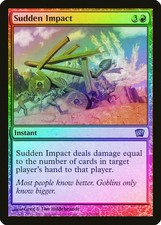 Sudden Impact FOIL 8th Edition NM Red Uncommon MAGIC GATHERING CARD ABUGames