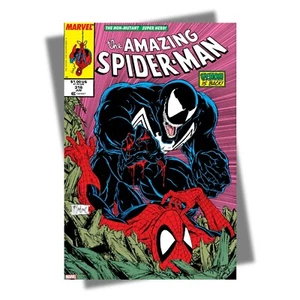 The Amazing Spider-Man Art Print Poster Spider-Man Venom T721 - Picture 1 of 5