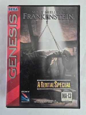 MARY SHELLEY'S FRANKENSTEIN SEGA GENESIS GAME COMPLETE - Image 1 of 3