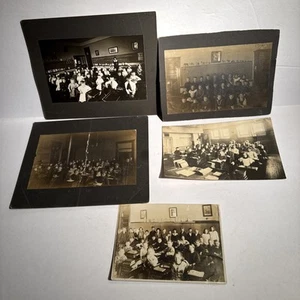5 frühe Schwarzweiß Fotos Foto Grundschule Klasse Klassenzimmer Kinder - Bild 1 von 6