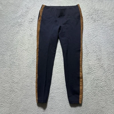 Lauren Ralph Lauren Suede Trimmed Navy Leggings Riding Women’s Pants Size XS - Image 1 of 4