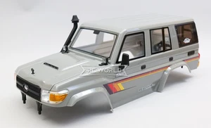 RC 1/10 Truck Body TOYOTA LAND CRUISER LC71 INTRUDER *Finished* 285MM -GRAY- - Picture 1 of 12
