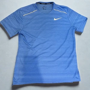 Nike Miller T shirt Blue Activewear short sleeve Polyester - Picture 1 of 4