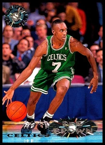 1996-97 Stadium Club Dee Brown Celtics G Base Card #201 Full-Bleed 90s - Picture 1 of 3