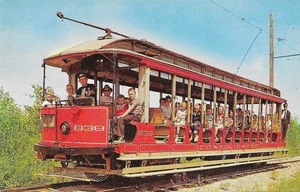 Carro postal vintage cromado Seashore Museum Kennebunkport coche abierto - Imagen 1 de 2