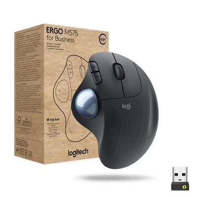 Logitech ERGO M575 Wireless Trackball Mouse for Business - Ergonomic comfort, pr - Image 1 of 4