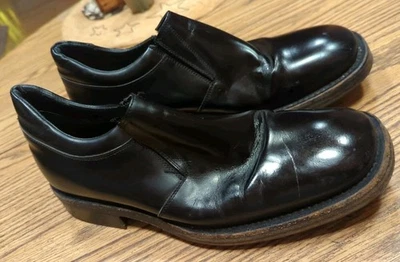 Roberto Botticelli Mens Casual Dress Shoes Size 9.5 Black Leather Made in Italy - Image 1 of 4
