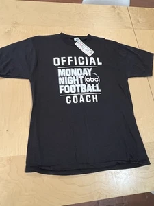 Nuevo con etiquetas Nuevo de Colección ABC Oficial Monday Night Fútbol Entrenador Camiseta Talla XL - Imagen 1 de 4