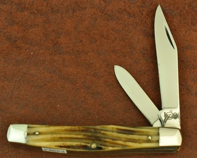 FACA VINTAGE QUEEN CUTLERY CO EUA 1984-1990 WINTERBOTTOM BONE JACK BOA (24623) - Imagem 1 de 4