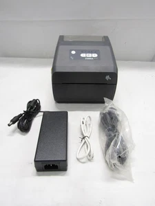 Zebra ZD421 Direct Thermal Desktop Printer w/ AC USBC & Printer Cable 63k Inches - Picture 1 of 10