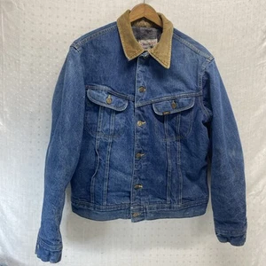 Lee Storm Rider Denim Blanket Lined Jacket USA Union Made Men’s Approx 40R READ - Imagen 1 de 16