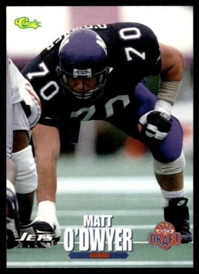 1995 Classic NFL Rookies #65 Matt O'Dwyer Rookie New York Jets - Image 1 of 2