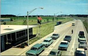 Norfolk VA Chesapeake Bay Bridge Tunnel North Toll Plaza postcard JP13 - Picture 1 of 2