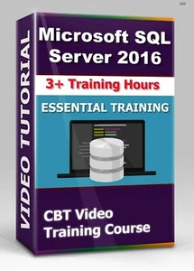 Microsoft SQL Server 2016 Essentials - Video Training tutorials - 3+ Hours - Picture 1 of 1