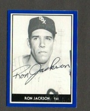 Ron Jackson 1981 TCMA 1959 Go-Go White Sox authentic autographed card