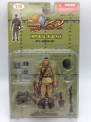 21st Ultimate Soldier XD 1:18 Figure WWII Japanese IMPERIAL MARINES Pvt Ekiguchi - Image 1 of 3