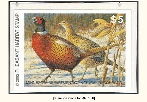 D2K Minnesota Pheasant Stamp 2002 $5.00 - Image 1 of 1