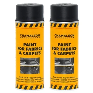 Alfombra color spray textil convertible color negro 2 x 400 ml alfombrillas camaleón - Imagen 1 de 5