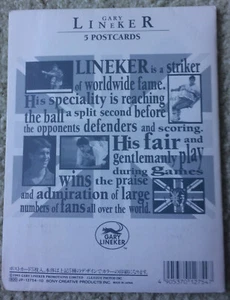 Gary Lineker (England) football postcards (J.League, Nagoya Grampus Eight) - Picture 1 of 2