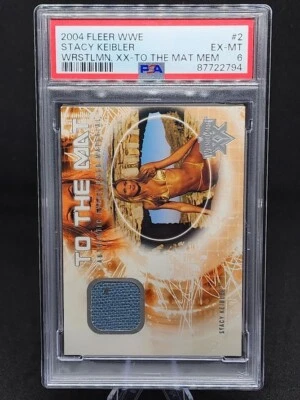 Memorabilia Fleer WWE 2004 Stacy Keibler WrestleMania XX To The Mat #2 PSA 6 Foto 1 de 3