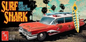 Kit modelo AMT Surf Shark 1959 ambulancia Cadillac escala 1:25 - Imagen 1 de 2