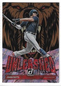 JUAN SOTO (WASHINGTON) - 2022 DONRUSS "UNLEASHED - RAPTURE" PARALLEL 